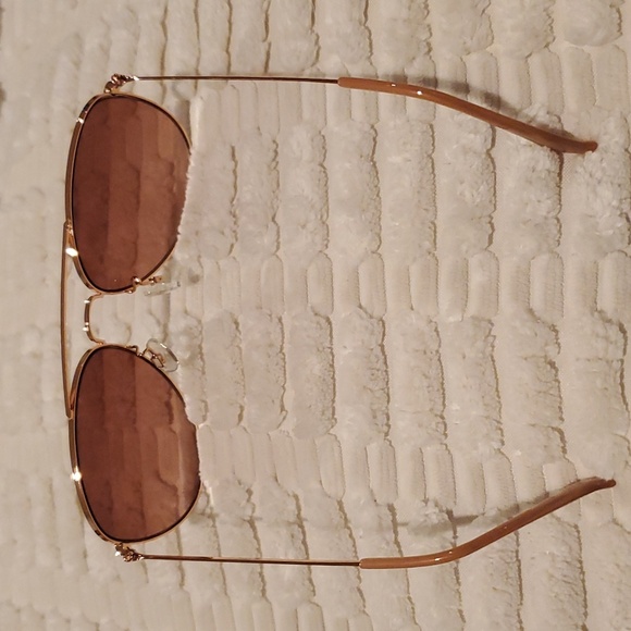 Summer & Rose aviator sunglasses gold-colored frame & light pink gradient Lenses - Picture 3 of 4